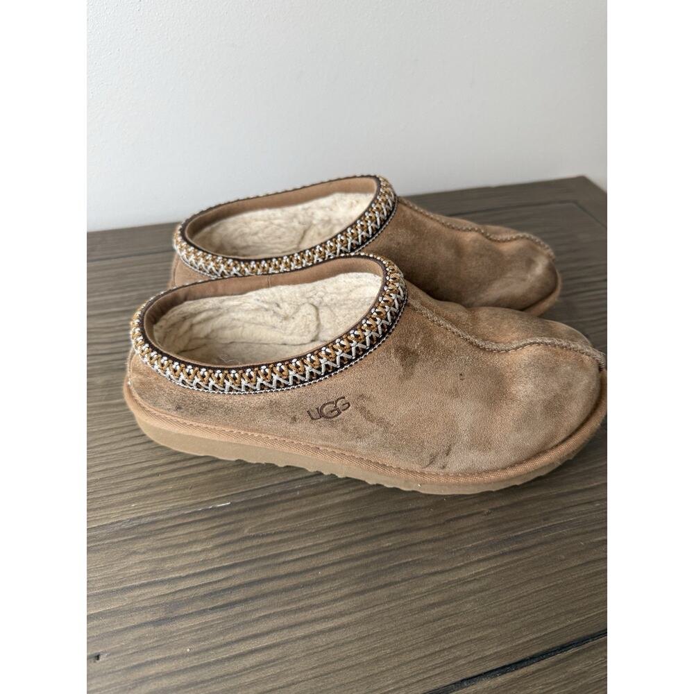 UGG Tasman Tazz Suede Women's Chestnut Size 6 USA - Picture 2 of 7